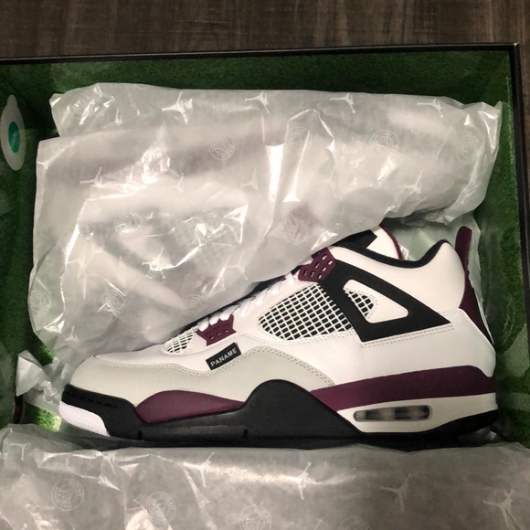 Paris Saint-Germain x Air Jordan 4 Retro 'Bordeaux - Picture 2 of 6